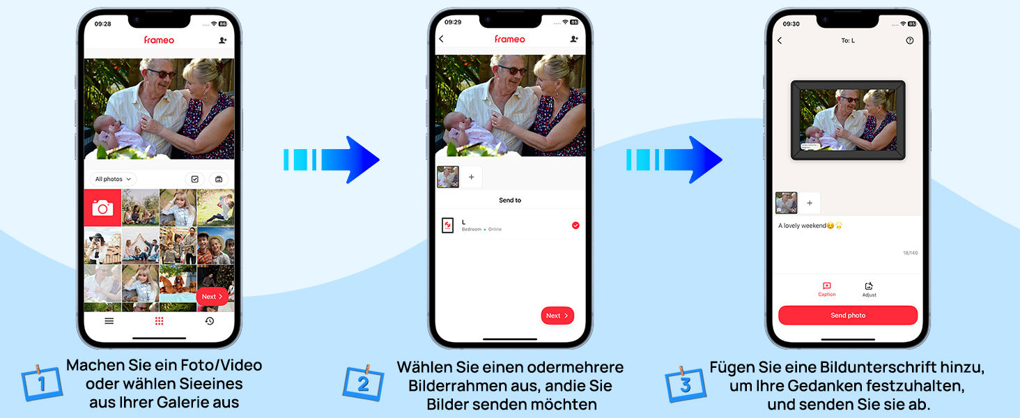 Цифрова фоторамка Frameo 10.1
