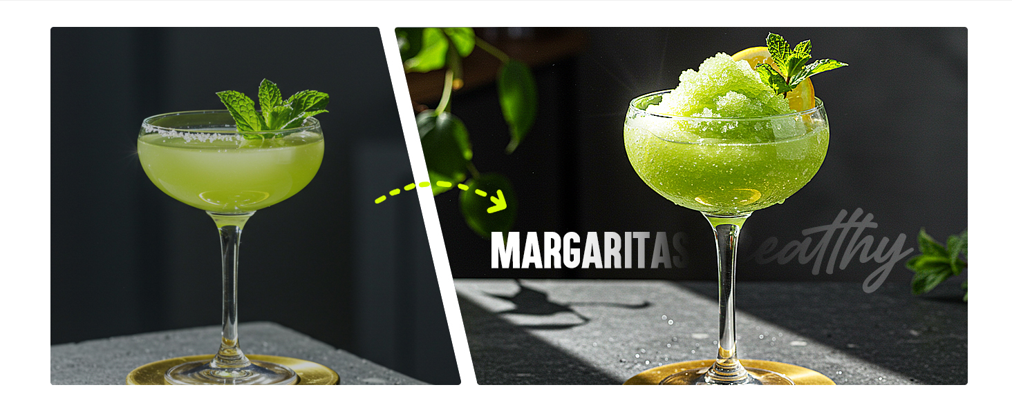 Машина для приготування сляшів 2L, без льоду, для дому, самоочищення, 5 режимів, сляші, молочні коктейлі, фраппе та заморожені коктейлі (оновлена версія), сірий колір