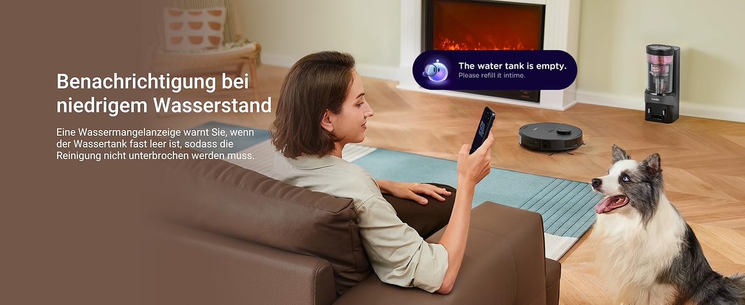 Робот-пилосос Eureka E20 Plus: 8000 Pa, самостійна очистка, DuoDetect AI, білий/чорний