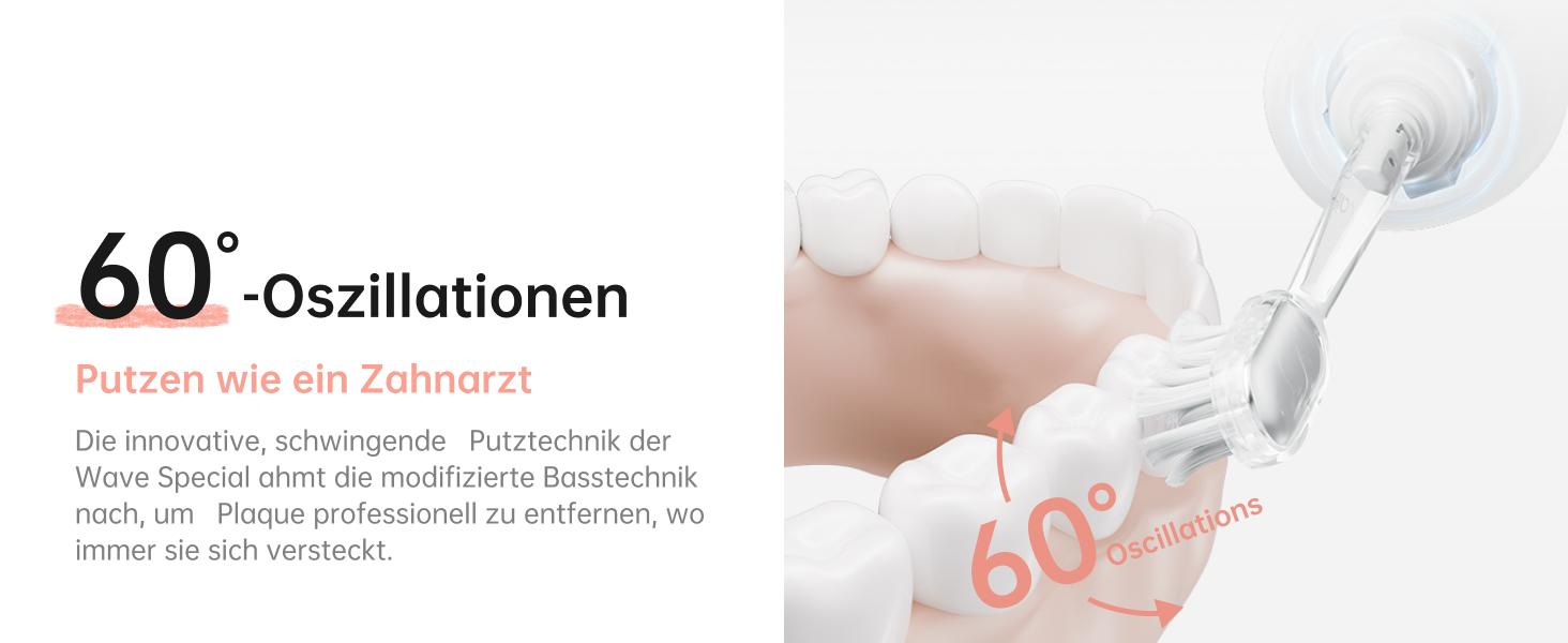 Електрична зубна щітка Laifen Wave Spezial з осциляцією та вібрацією, для дорослих, з додатком, 2 насадки (зелена)