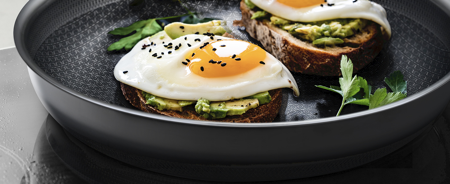 Набір каструль з нержавіючої сталі 10-ти частинний, індукційне дно, антипригарне покриття, 20/24 см сковороди, 1,5/2,5л каструлі з ручками, 5,8л ковшик, 2,8л сотейник, підходить для всіх типів плит, можна використовувати в духовці та мити в посудомийній машині