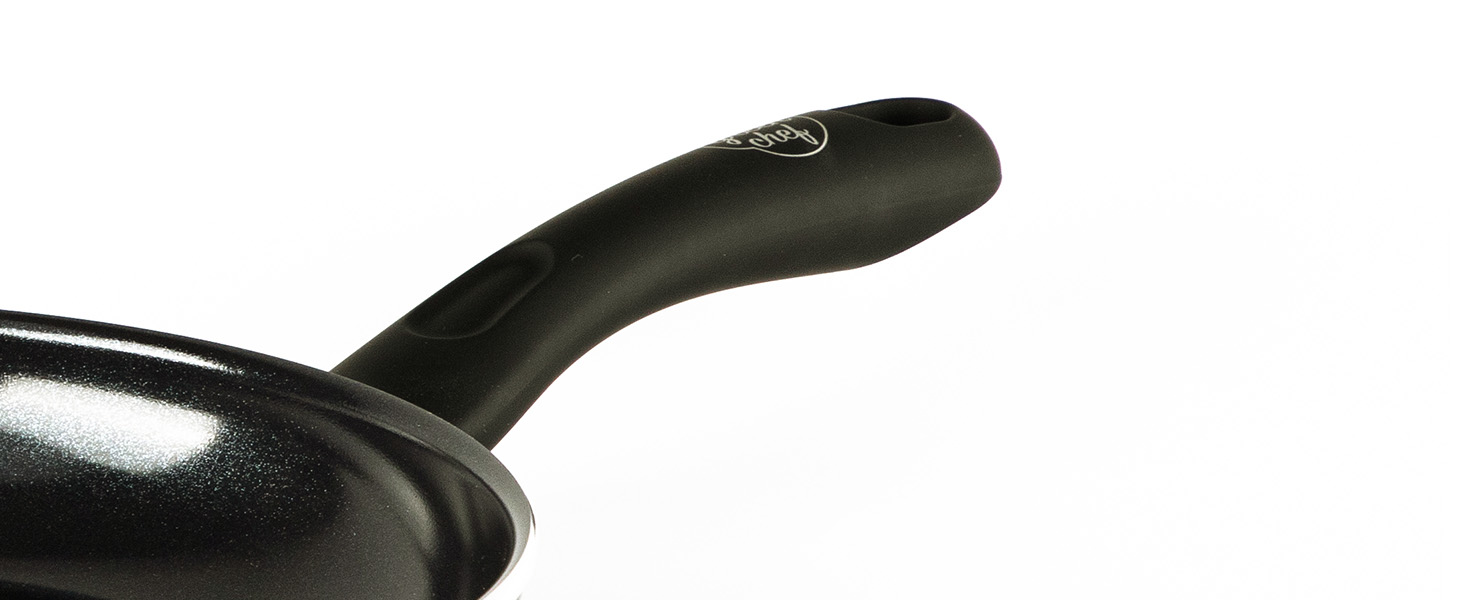GreenChef Diamond Grillpfanne з антипригарним покриттям Ceramic, 28 см, без PFAS, для індукційних плит, термостійка до 160°C, можна мити в посудомийній машині, чорний колір