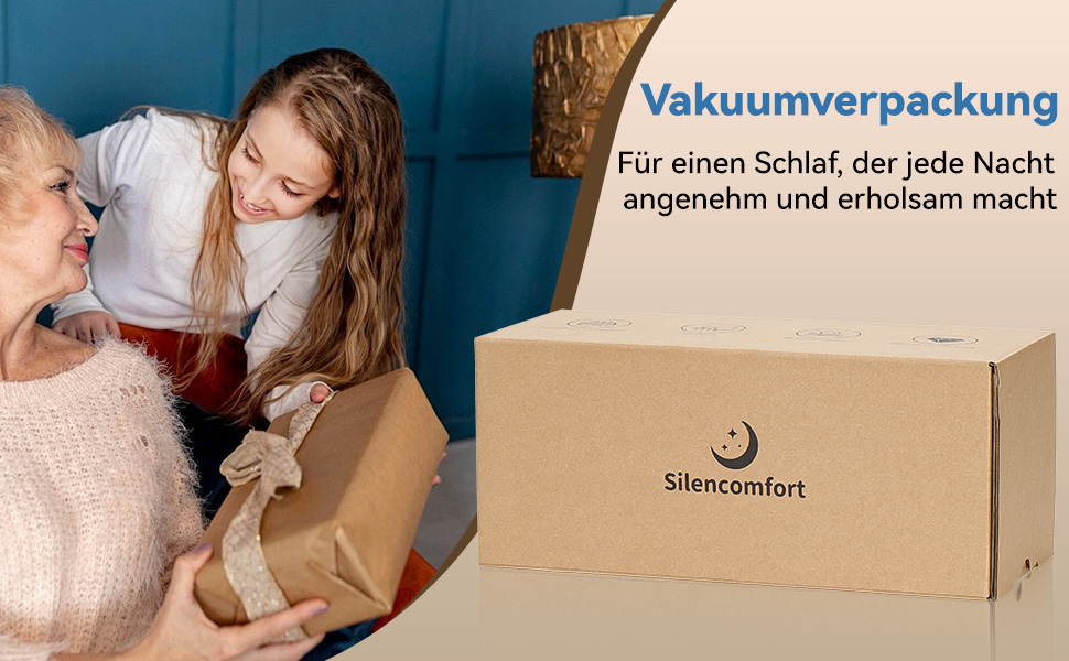 Подушка Silencomfort з Memory Foam: ортопедична, для сну на боці, спині та животі, з автоматичним відновленням форми