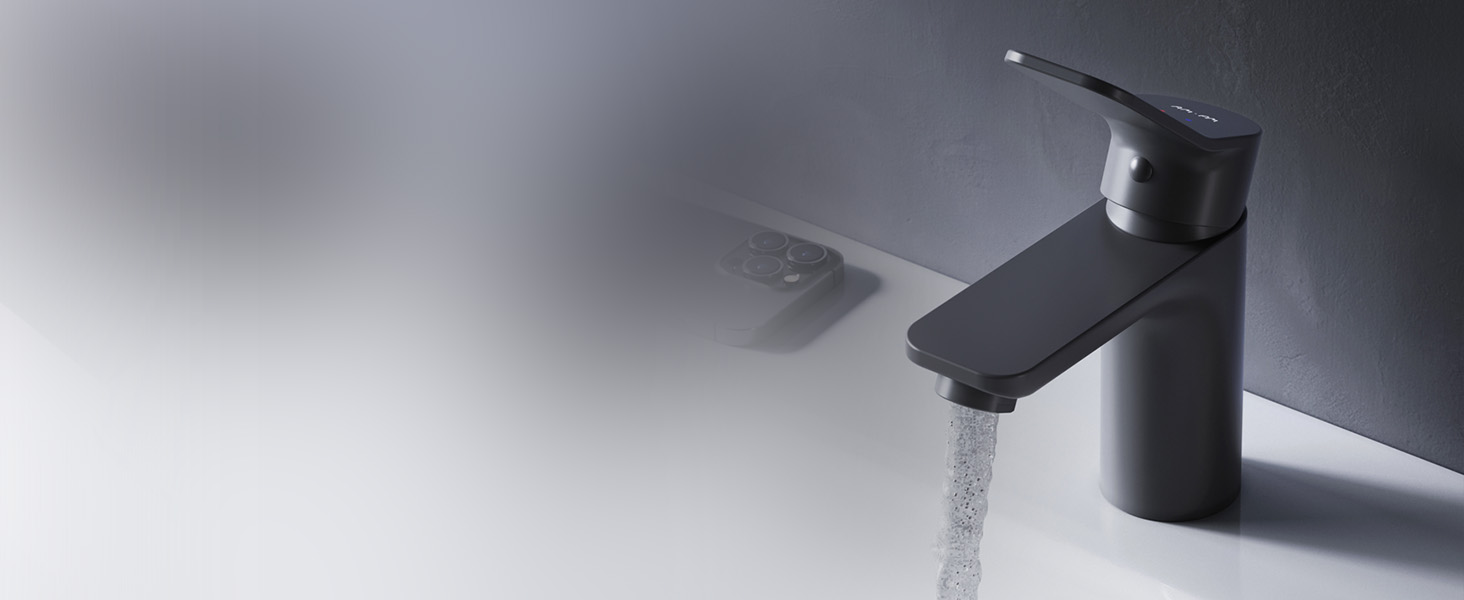 Змішувач для ванни X-Joy X-Joy FXA10022 чорний матовий з виливом, одноручний | Змішувач для ванни та душу