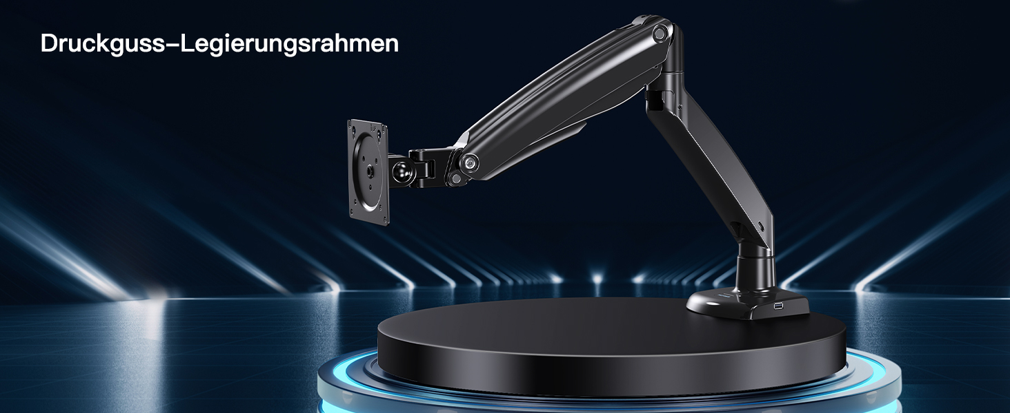 Кріплення для монітора HUANUO, 13-40 дюймів, регульований, USB, VESA 75/100 мм
