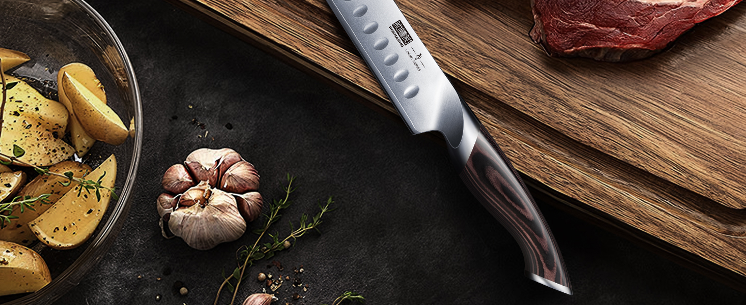 Набір кухонних ножів HOSHANHO: професійний шеф-ніж з нержавіючої сталі (30см)
