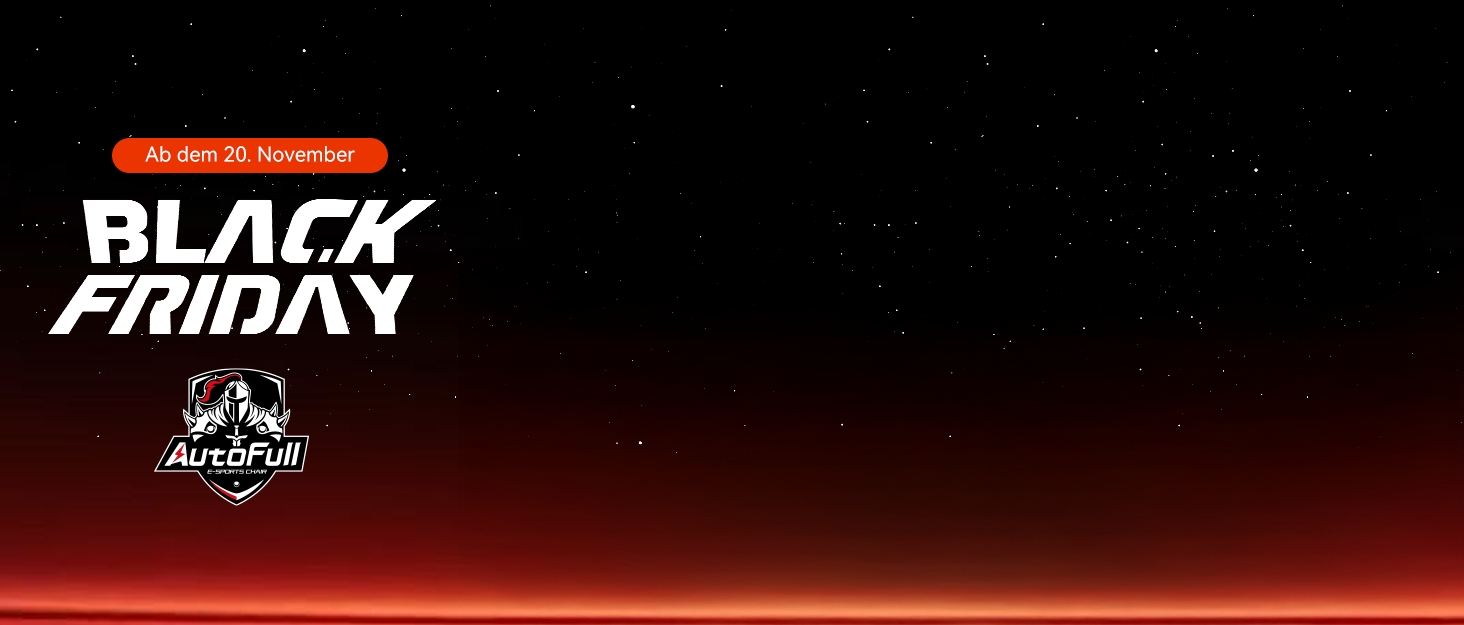 Ігровий крісло AutoFull C3: ергономічне, з 2D підлокітниками, підставкою для ніг, подушками для голови та попереку | Макс. вага 150 кг | Чорний зразок тканини