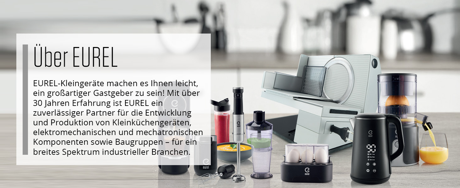 Електрична цитрусовий прес EUREL OA42: Акумуляторний прес для лимонів та цитрусових, без BPA, чорний