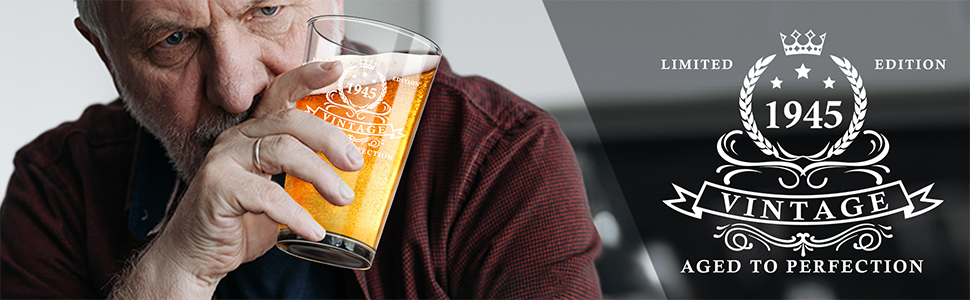 Пивний келих LIGHTEN LIFE 450 мл в дерев'яній подарунковій коробці, 1966 рік народження - ідеальний подарунок для чоловіка, тата, чоловіка на 60 років