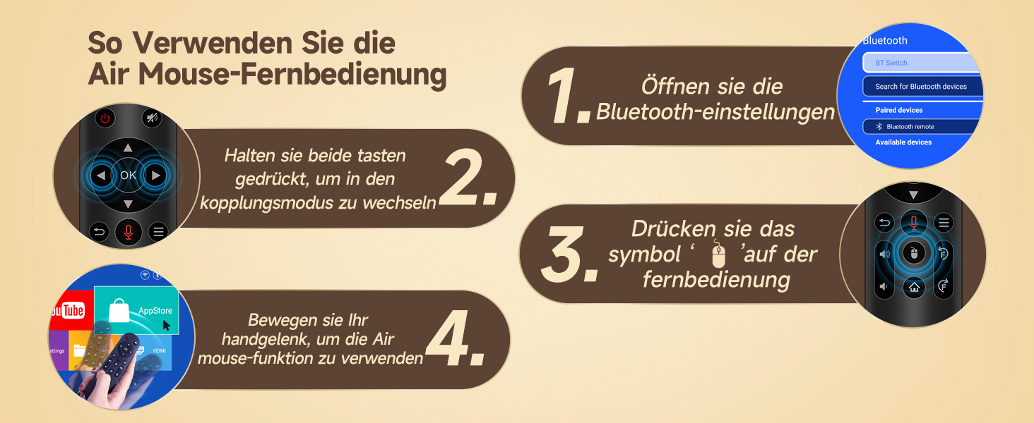 Міні проєктор Beamer 4K Android 11 Smart з автофокусом, WiFi 6, BT 5.0, Full HD 1080P, 260 ANSI, корекція трапецеїдальних спотворень, 5W динамік