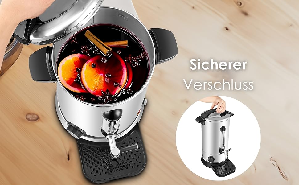 Нагрівач води 10 літрів: чайник, диспенсер для гарячих напоїв, термопот, бойлер для води 30-110°C