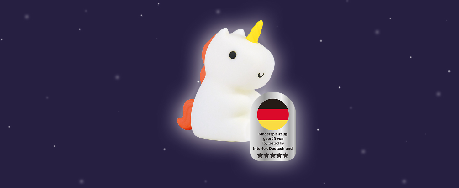 Дитячий LED нічник MegaLight (Maggy Magic) — RGB підсвітка, регулювання яскравості, сенсорне керування та звукові ефекти, USB, сертифікована іграшка для дітей та немовлят