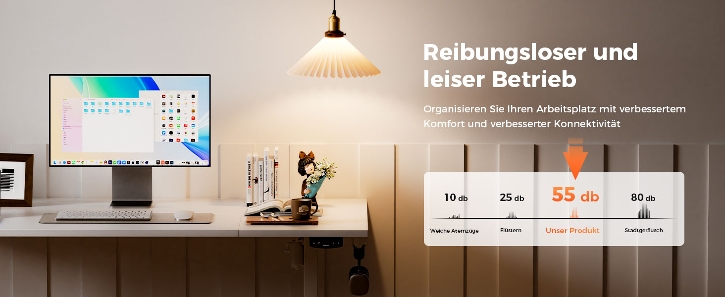 Регульований стіл Agilestic 160 x 80 см, електричний з пам'яттю, ергономічний, для комп'ютера, білий