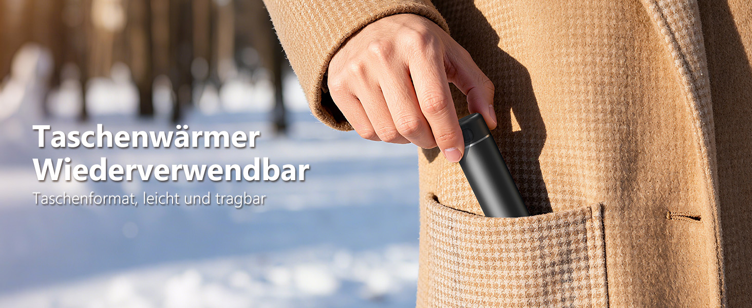 Електричні грілки для рук EXTSUD 2 шт. 5000mAh, USB Powerbank, 3 режими нагріву, для кемпінгу, гольфу, подарунок