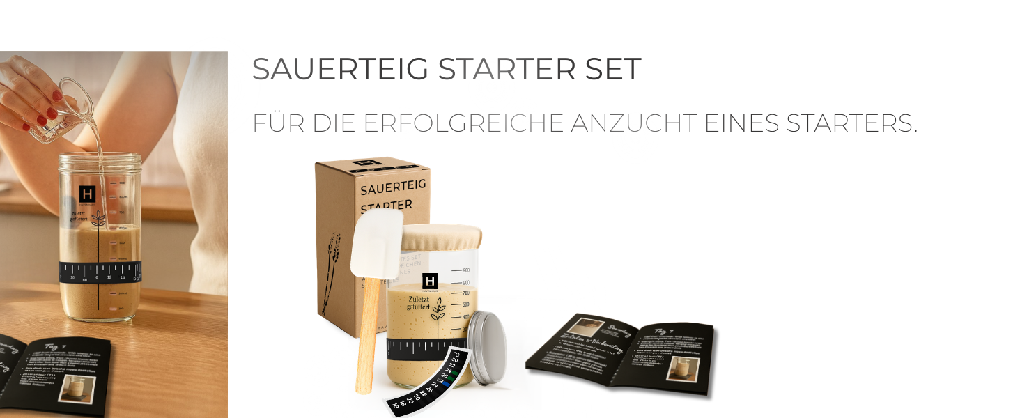 Набір для випікання хліба: корзина для бродіння, набір для закваски та аксесуари | корзина з ротангу 25 см, аксесуари для закваски, датський вінчик | набір для випікання хліба