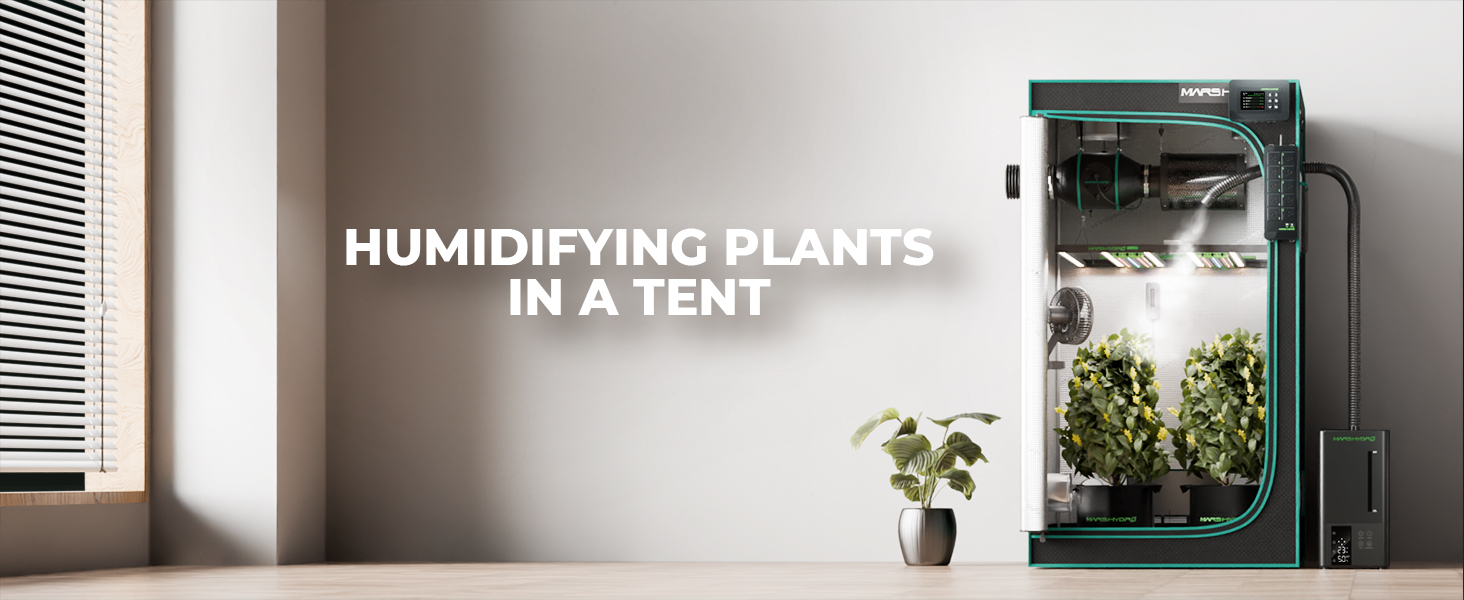 Зволожувач повітря для рослин MARS HYDRO 6л з таймером, ультразвуковий, для гроубоксів та теплиць