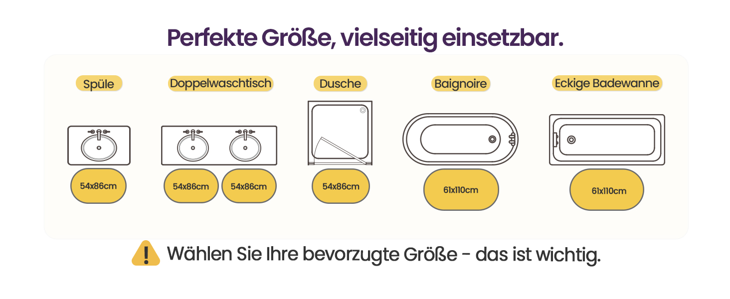 Килимок для ванної кімнати DEXI Ovale Beige, 61 x 110 см, з антиковзким покриттям та малюнком 'Морські зірки'