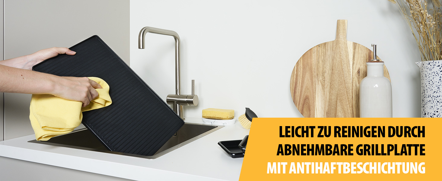 Ракле-набір Tristar RA-2748 – 3-в-1: ракле, гриль, сковорода, тепаньякі для 8 осіб, 1400 Вт, чорний