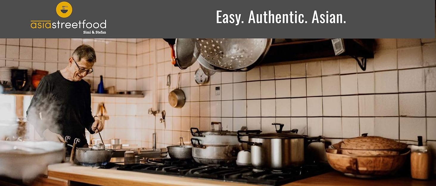 Азіатський вок Ø 33 см - міцний вуглецевий сталевий вок з плоским дном, дерев'яний ручка, підходить для газових, індукційних плит та керамічних поверхонь - не потребує обпалювання для приготування азіатських страв