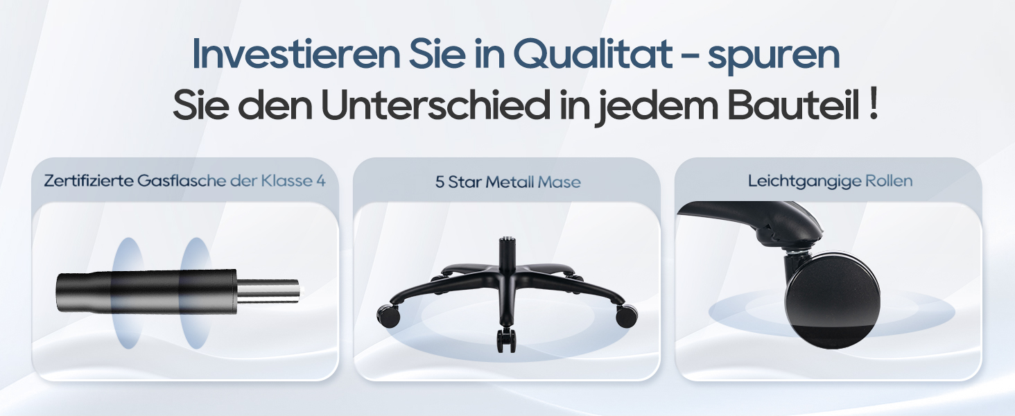 Органічний офісний крісло COLAMY з підніжкою, 3D підлокітниками, підголівником, підтримкою попереку та дихаючою сіткою - для офісу та дому, чорний