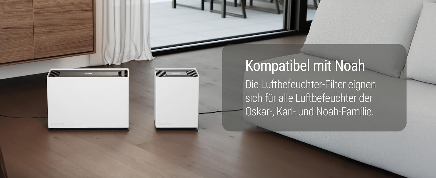 Фільтр для зволожувача повітря Stadler Form, антибактеріальний, комплект 8 шт. (Oskar, Karl)