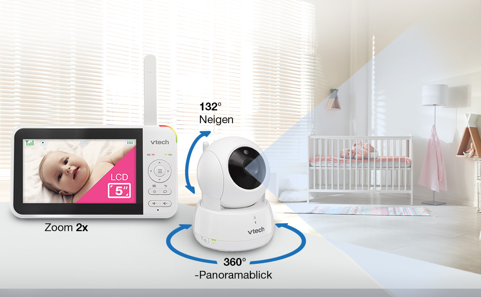 Відеоняня VTech VM924 з камерою, 5