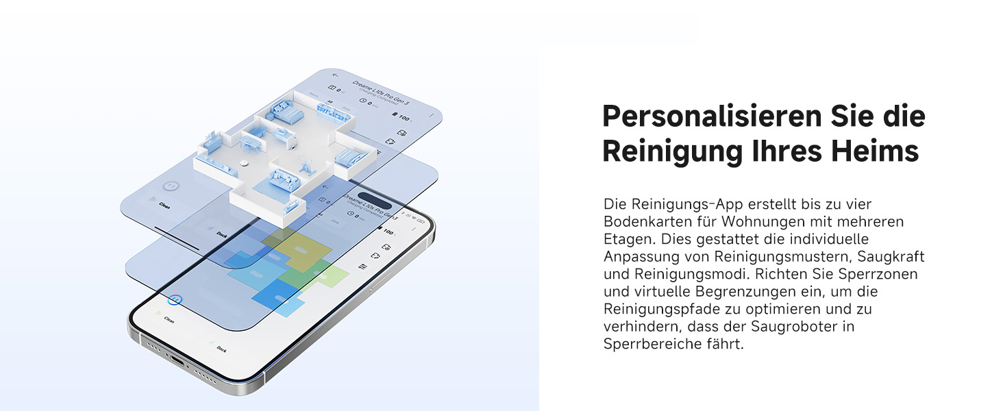 Робот-пилосос Dreame L10s Pro Gen3: потужність 13000 Pa, DuoBrush для шерсті тварин, унікальна система очищення кутів, автоматичне самоочищення, уникнення перешкод LDS-навігацією з лазером, суха та волога прибирання, для твердих підлог та килимів, акумулятор 5200 mAh