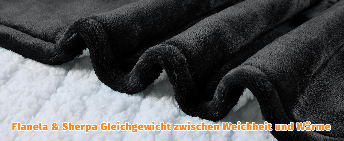 Електрична ковдра BOMOVA з автовимкненням, тепла та м'яка ковдра для дому, 10 температурних режимів та таймер, подарунок для жінок, 130x180 см (Чорний)