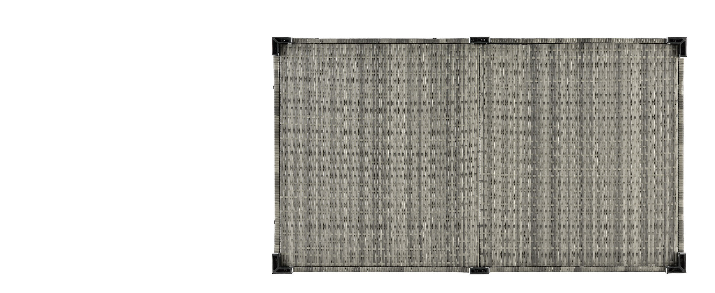 Ящик для подушок Juskys Ikaria 950 л з кришкою та автоматичним підйомним механізмом, сірий - для саду 145x82x79 см