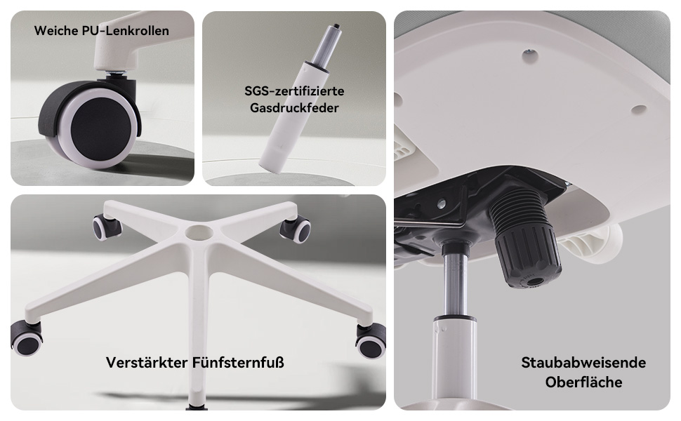 Крісло офісне MUSSO T30 ергономічне, регульоване, сітка, сіре