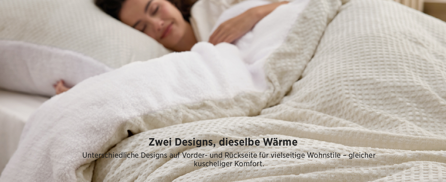 Фланелевий комплект постільної білизни BEDsure 3 предмети, теплий зимовий набір, бежевий, 155x220 см та наволочка 80x80 см