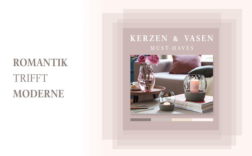 Ваза Villeroy & Boch Rose Garden 20 см рожева, скляна ваза для квітів, декор для дому та столу, кришталь