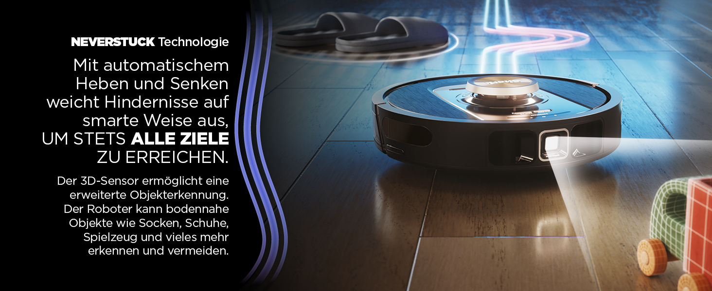 Робот-пилосос Shark PowerDetect 2-в-1 з функцією миття, самостійне очищення на 60 днів, LiDAR-навігація, NeverStuck, керування через додаток, RV2800ZEEU, чорний