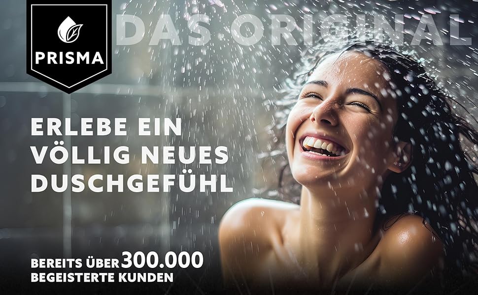 Насадка для душу PRISMA: 3 функції, фільтр, економія води, високий тиск, масаж, ручна лійка, 1 шт.