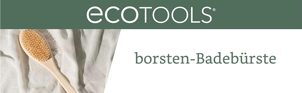 Щітка для тіла Ecotools Bamboo з бамбуковою щетиною, одностороння