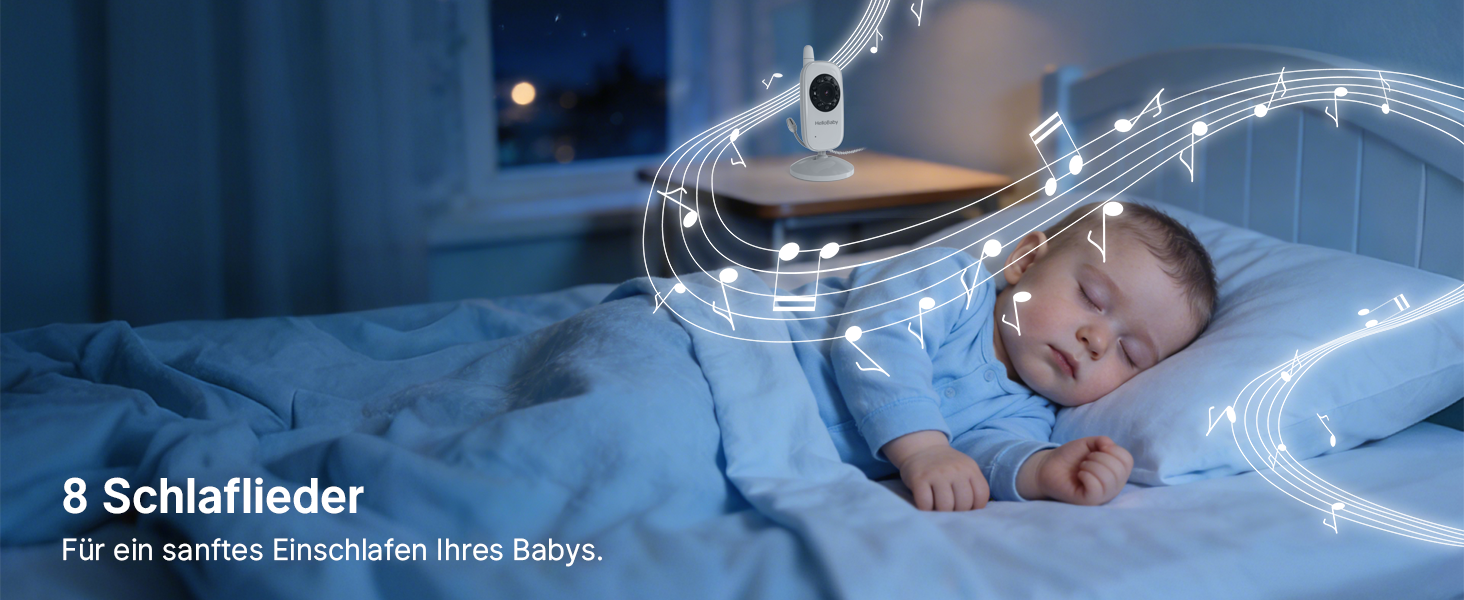 Радіоняня HelloBaby HB32 з камерою та екраном 3.2