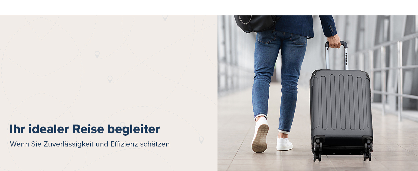 Набір валіз TRVLMORE: 2 валізи (ручна поклажа), чорний колір