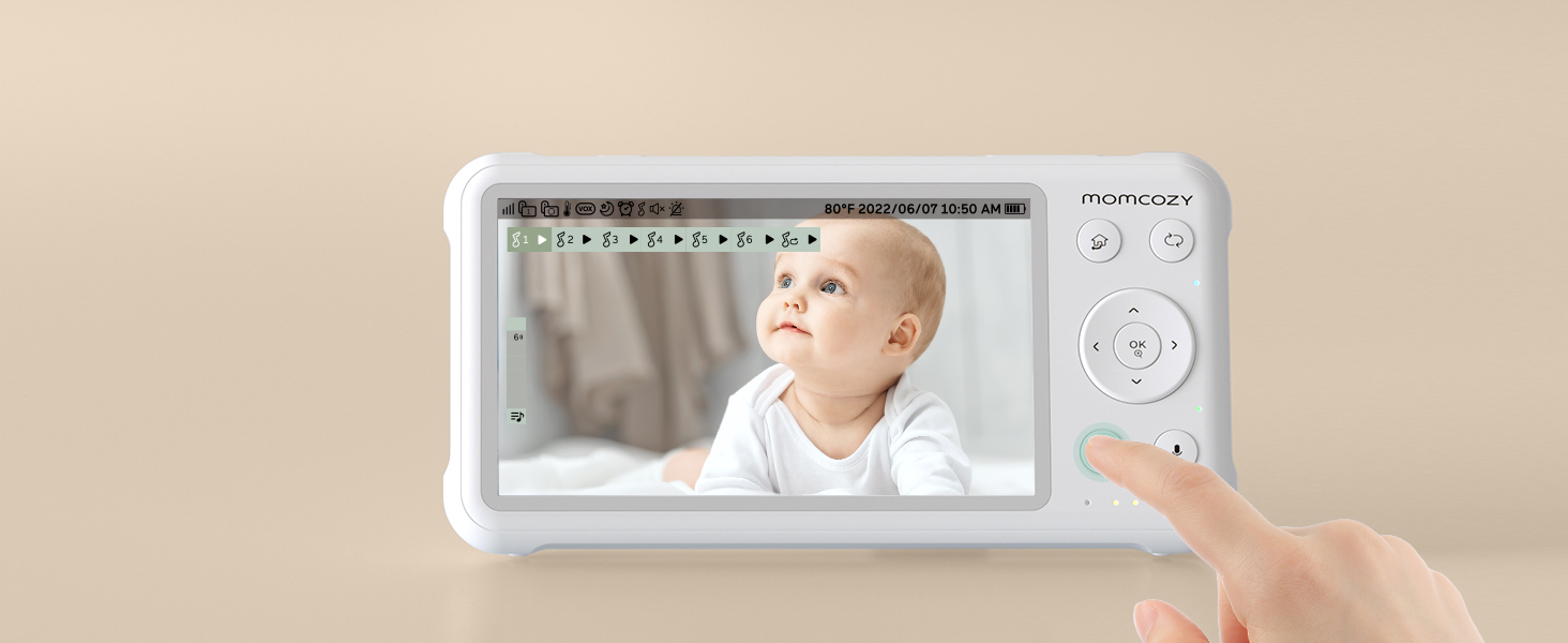 Радіоняня Momcozy з камерою 5