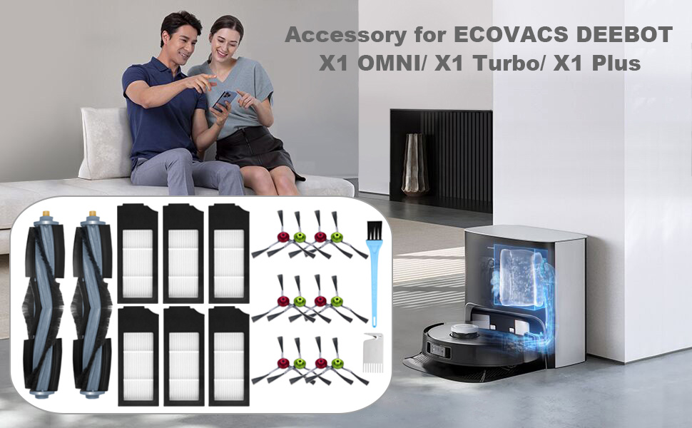 Аксесуари Ailomey для пилососів Ecovacs Deebot X1 Turbo, X1 і X1 Plus