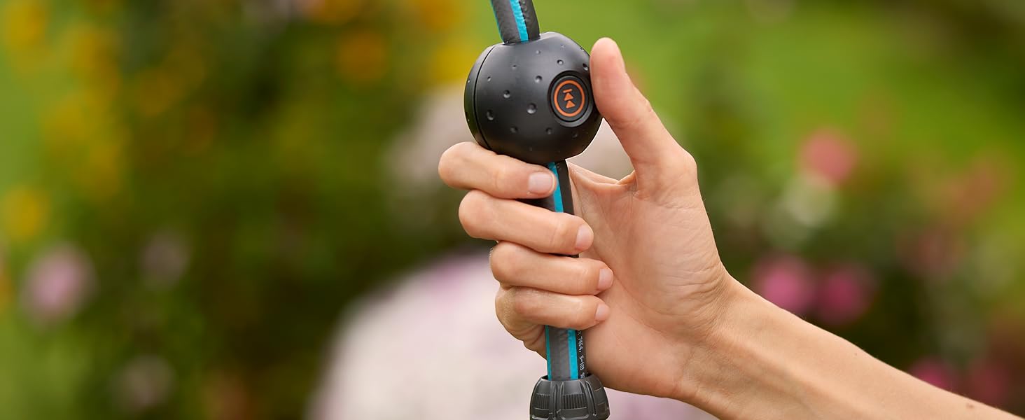 Gardena PowerRoll XXL Solo: Автоматичний шланг-намотувач 40м з акумулятором, бірюзовий (18645-55)