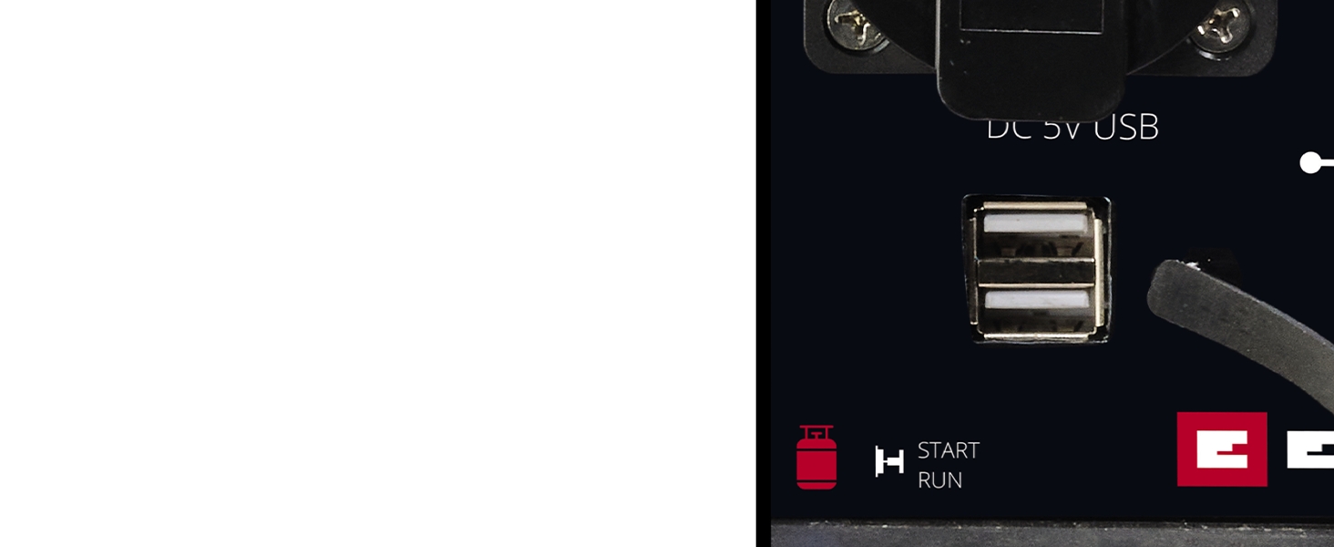 Інверторний бензиново-газовий генератор Einhell TE-IG 1900 DF, 1.8 кВт, 4-тактний двигун, з USB-портами