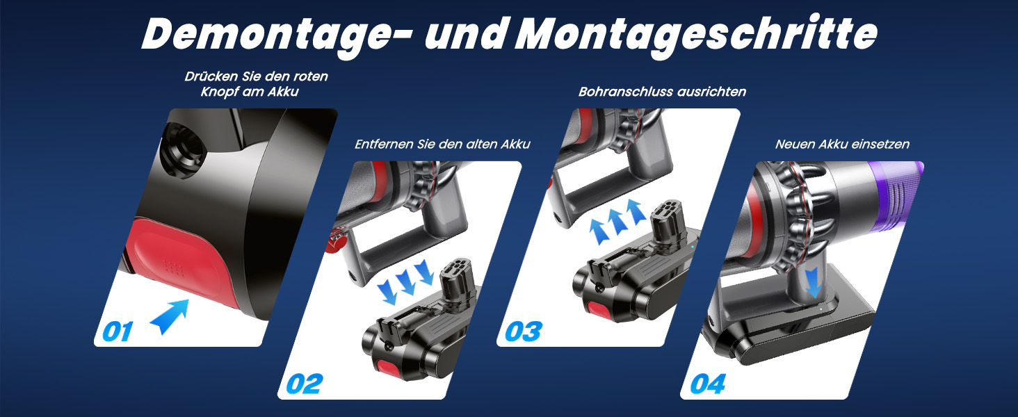 Акумулятор для пилососа Dyson V12 Detect Slim: V12, SV20, SV26, SV30, SV34, SV35, SV46 (965470-01, 394167-1, 386706-85)
