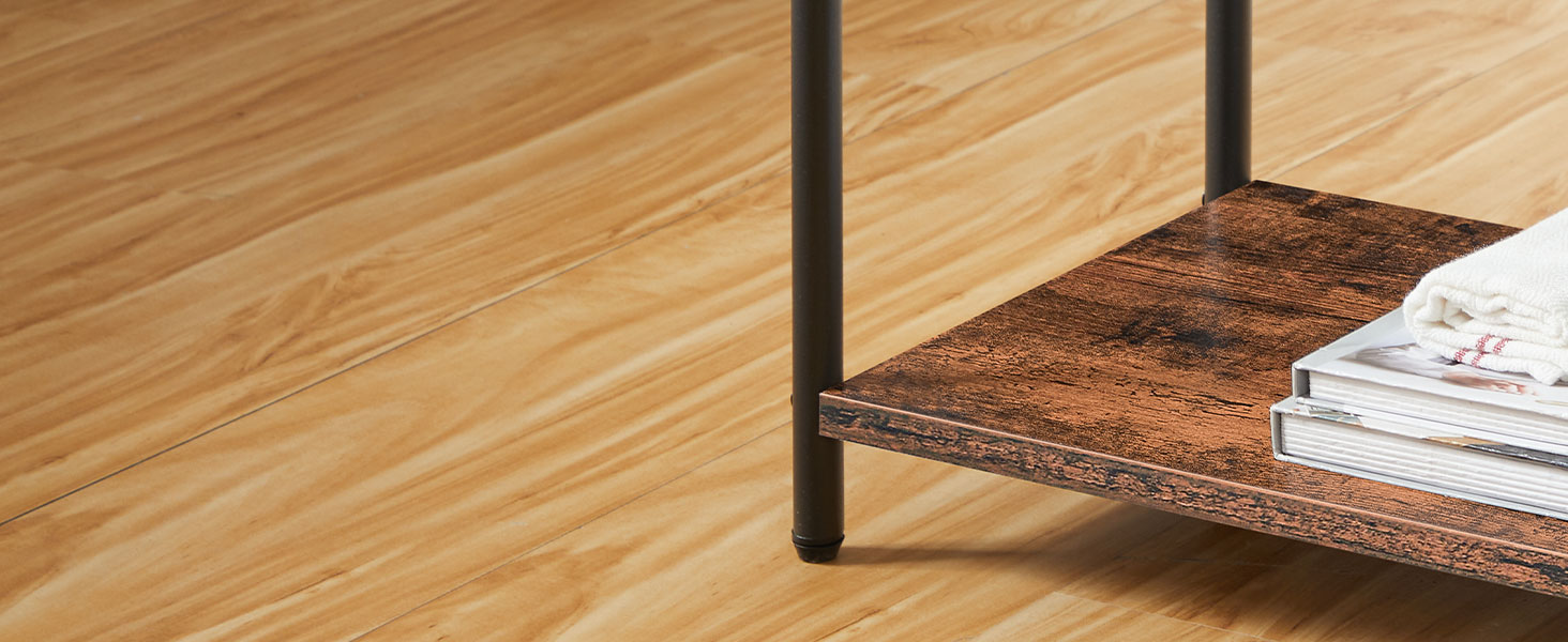 Підставка для рушників HOOBRO, стояча, велика, з 4 перекладинами, 41,5 x 28,5 x 79,5 см, вішалка для одягу, рушників, ковдр, економна, стабільна, в індустріальному стилі