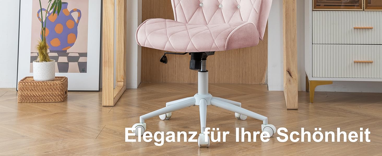 Крісло для дому та офісу Symino з регульованою висотою, функцією гойдання 12°, обшите штучною замшею, до 150 кг, сірий колір