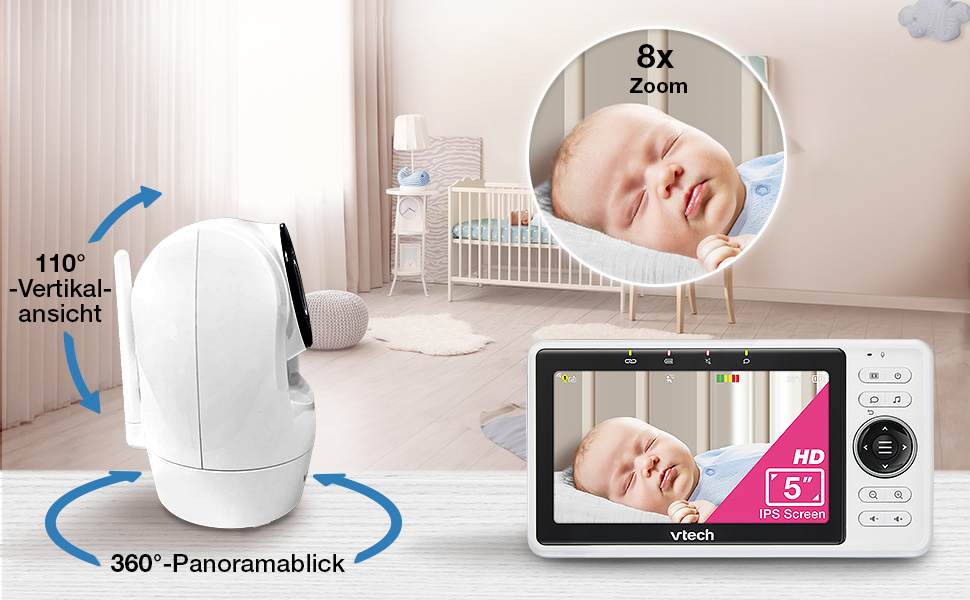 Відеоняня VTech VM924 з камерою, 5