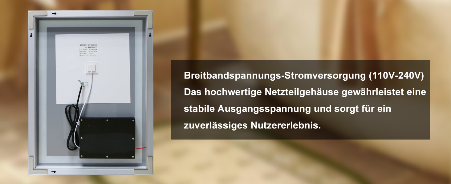 Дзеркало для ванної кімнати Sanitemodar LED 50x70 см з підсвічуванням, антизапар, сенсорне керування