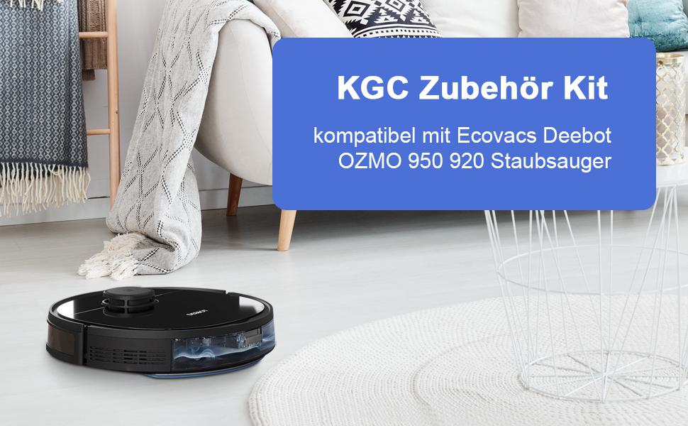 Набір аксесуарів для Ecovacs Deebot OZMO 950 920 робот-пилосос, Yeedi 2 гібридний робот-пилосос, 1 Основна щітка, 20 шт.