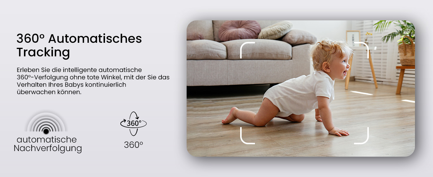 Відеоняня з камерою 2.5K, 5.5