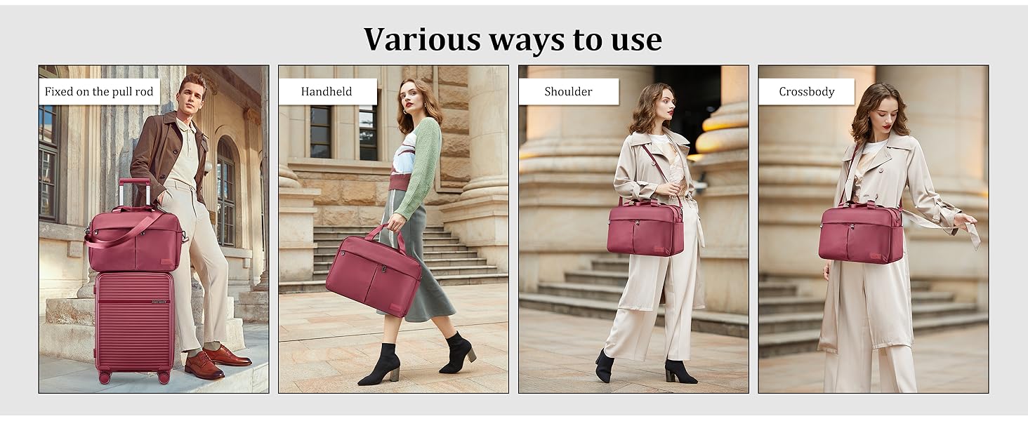 Набір валіз Joyway 4 шт. з жорстким корпусом та TSA-замком. Розширюваний набір валіз, містить 1 велику сумку (Червоний).