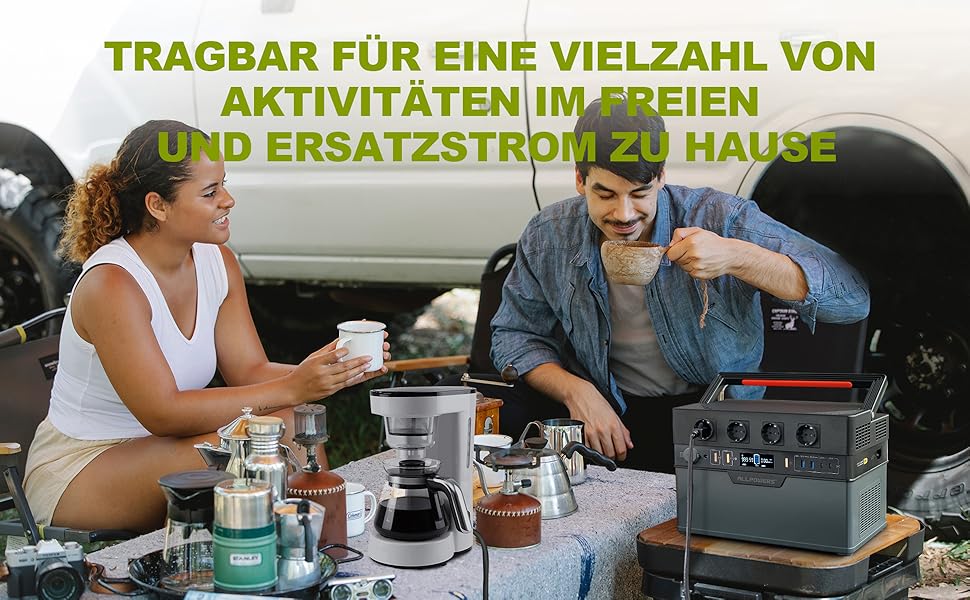 Портативна електростанція ALLPOWERS S1500 PLUS, ємність 1092 Wh, номінальна потужність 1500 W, пікова потужність 3000 W